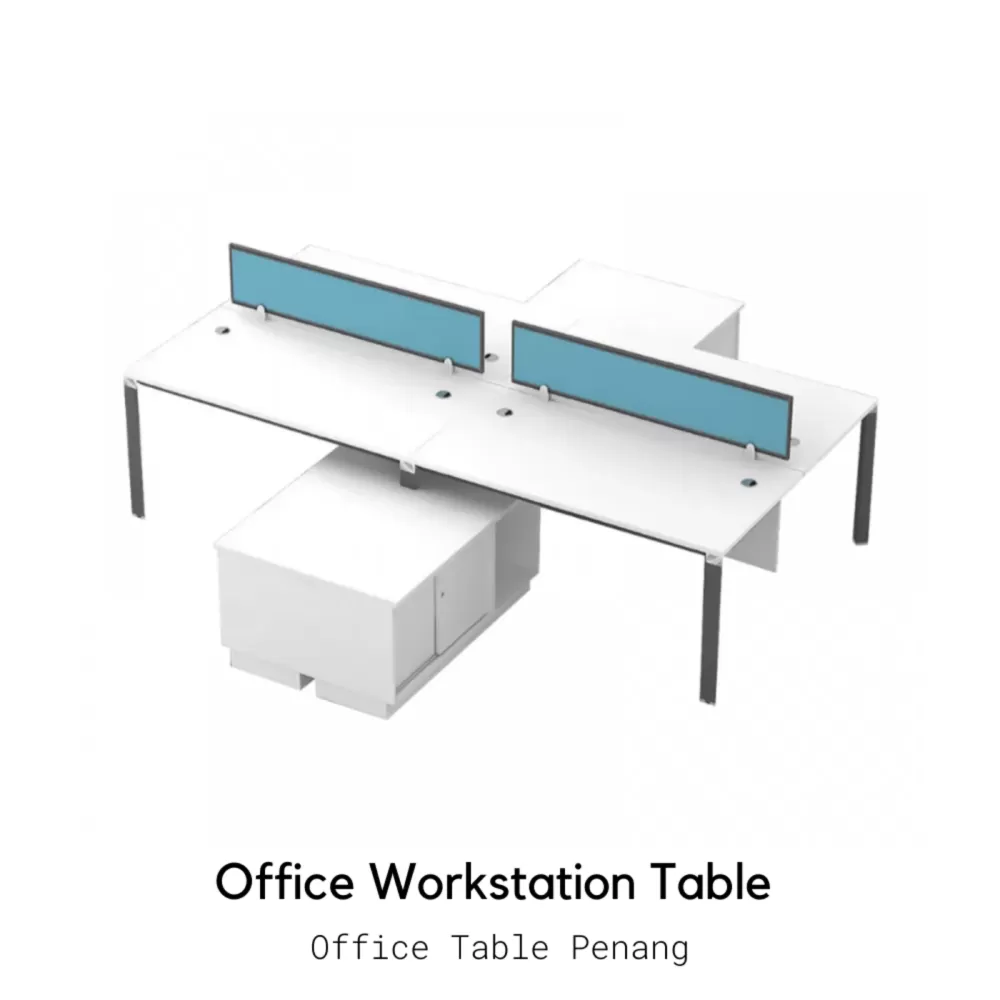 Office Workstation Table for 4 & More Person | Office Table Penang