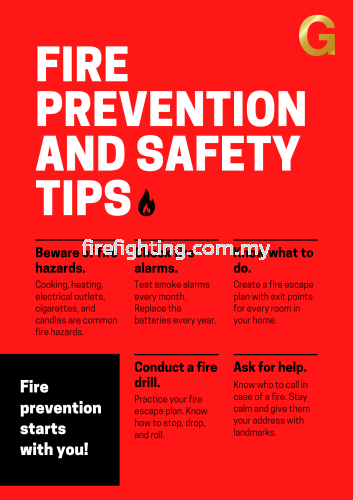 Fire Prevention Starts With You!
