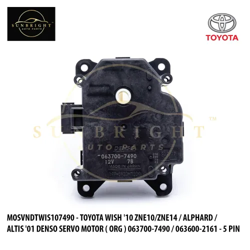 MOSVNDTWIS107490 - TOYOTA WISH '10 ZNE10/ZNE14 / ALPHARD / ALTIS '01 DENSO SERVO MOTOR ( ORG ) 063700-7490 / 063600-2161 - 5 PIN