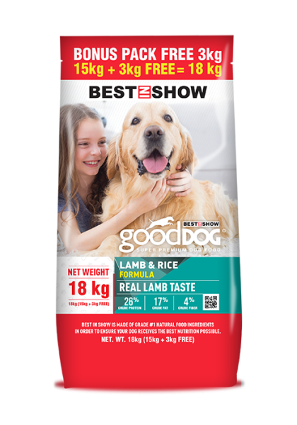 18KG GOOD DOG ADULT - LAMB & RICE Dog Food Dog Penang, Nibong Tebal, Malaysia Supplier, Distributors, Manufacturer, Seller | MAXIMA FOODS MARKETING