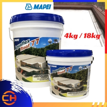 MAPEI AQUAFLEX ROOF 77 (18KG / 4KG) FLEXIBLE ACRYLIC WATERPROOFING COATING