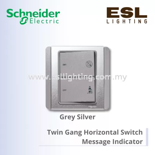 SCHNEIDER NEO SERIES SWITCH TWIN GANG MASSAGE“DO NOT DISTURB“PLEASE CLEAN UP”SYMBOL E3032HDM GS