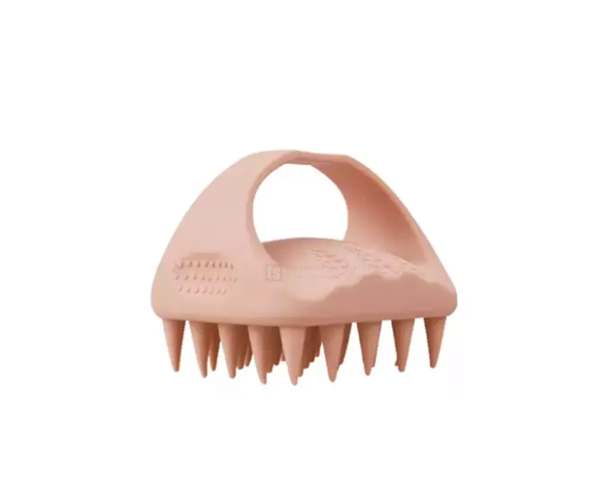 Silicone Pink Scalp Massager - 02