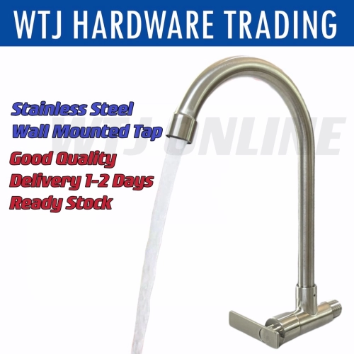 Stainless Steel Wall Mounted Tap