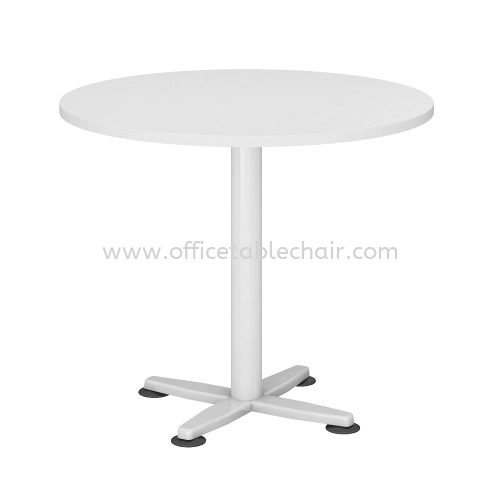 HADI 3 FEET ROUND DISCUSSION OFFICE TABLE C/W METAL STAND AHR 90