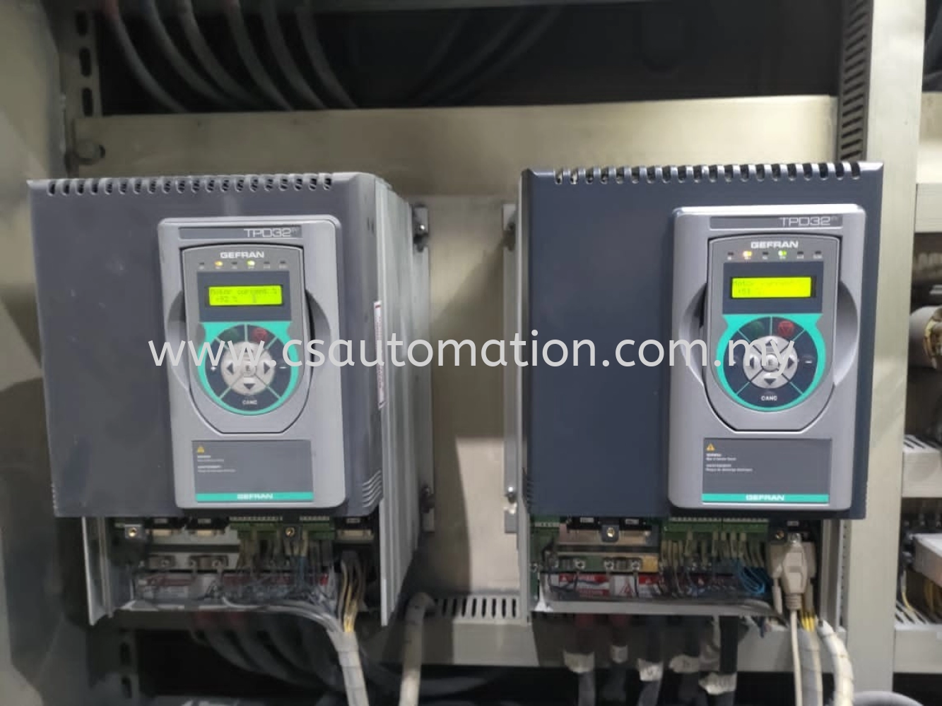 Gefran Siei TYPACT Dc Drive upgrade to New model TPD32-EV