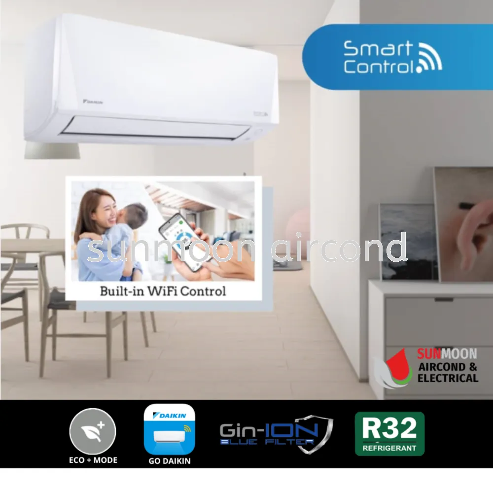 DAIKIN R32 PREMIUM NON-INVERTER FTV-A SERIES WIFI (RAWANG)