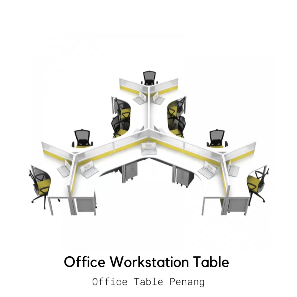 Office Workstation Table for 12 Person | Office Table Penang