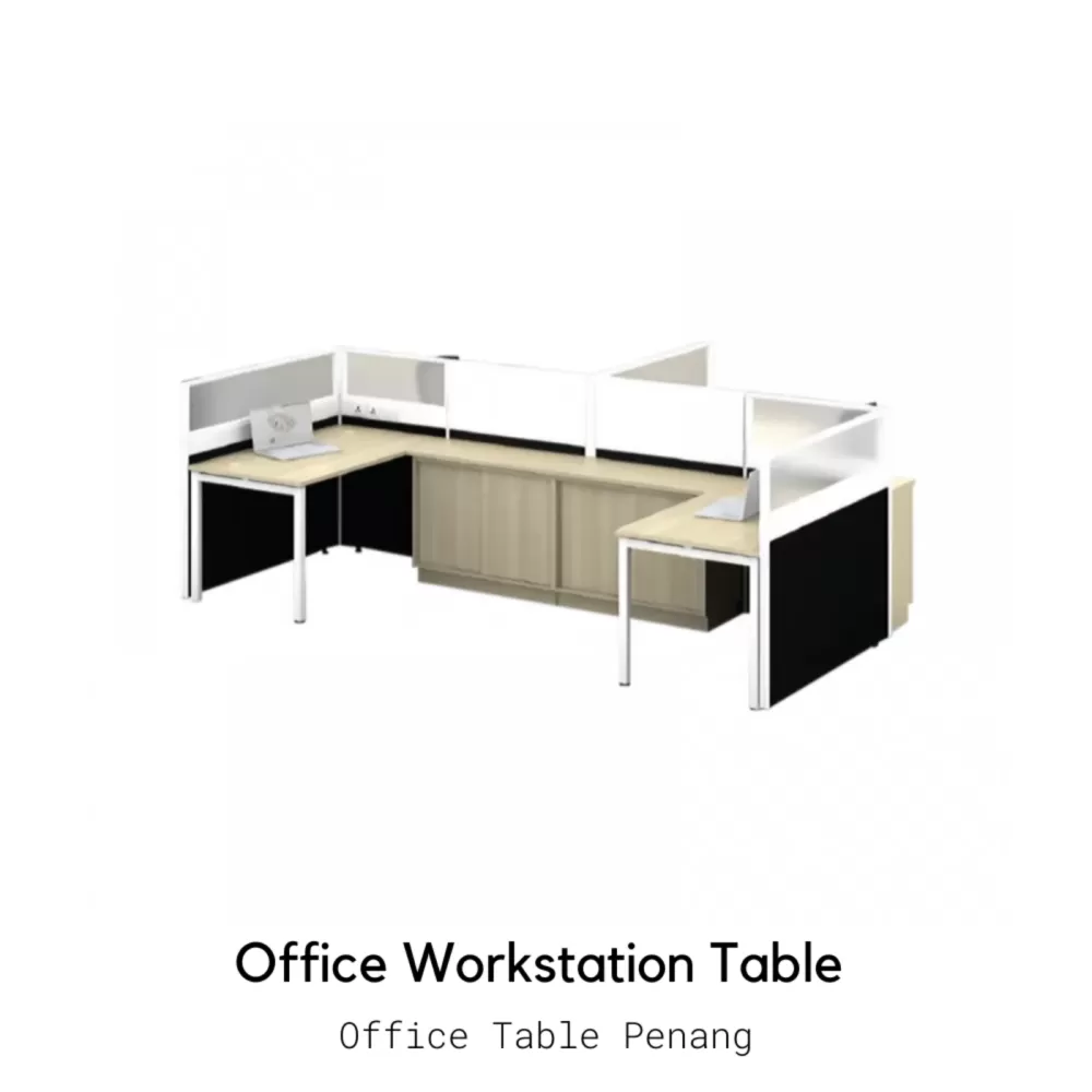 Office Workstation Table for 4 & More Person | Office Table Penang