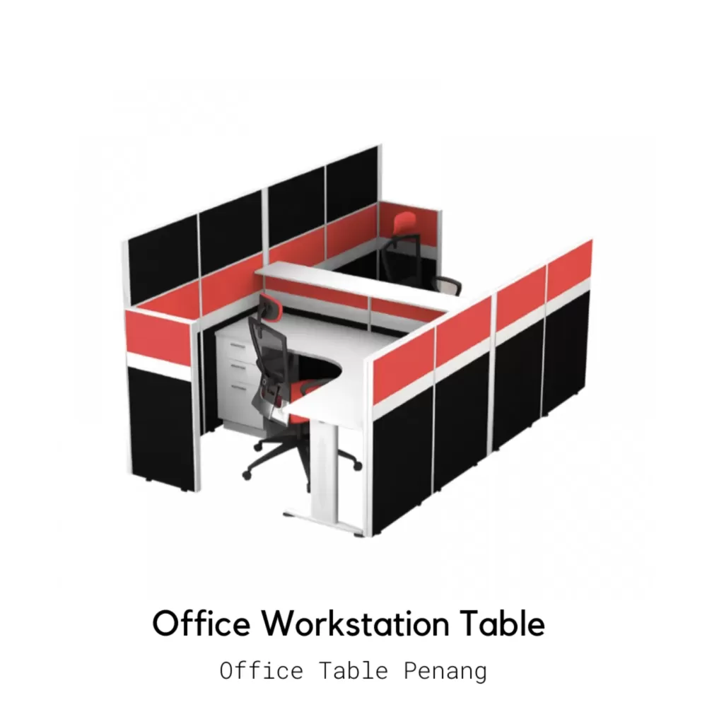 Office Workstation Table for 2 & More Person | Office Table Penang