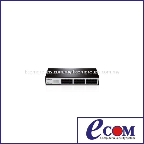 24-Port Fast Ethernet Desktop/Rackmount Switch In Metal Casing Unmanaged Switches D-LINK Johor, Malaysia, Muar Supplier, Installation, Supply, Supplies | E COM COMPUTER & SECURITY SYSTEM