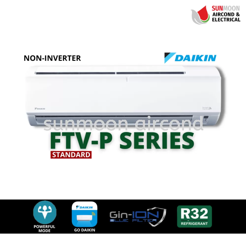 DAIKIN R32 STANDARD NON-INVERTER FTV-P SERIES WIFI (RAWANG)