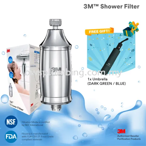 3M Shower Water Filter SFKC01-CN1 | Bath Filter for Shower