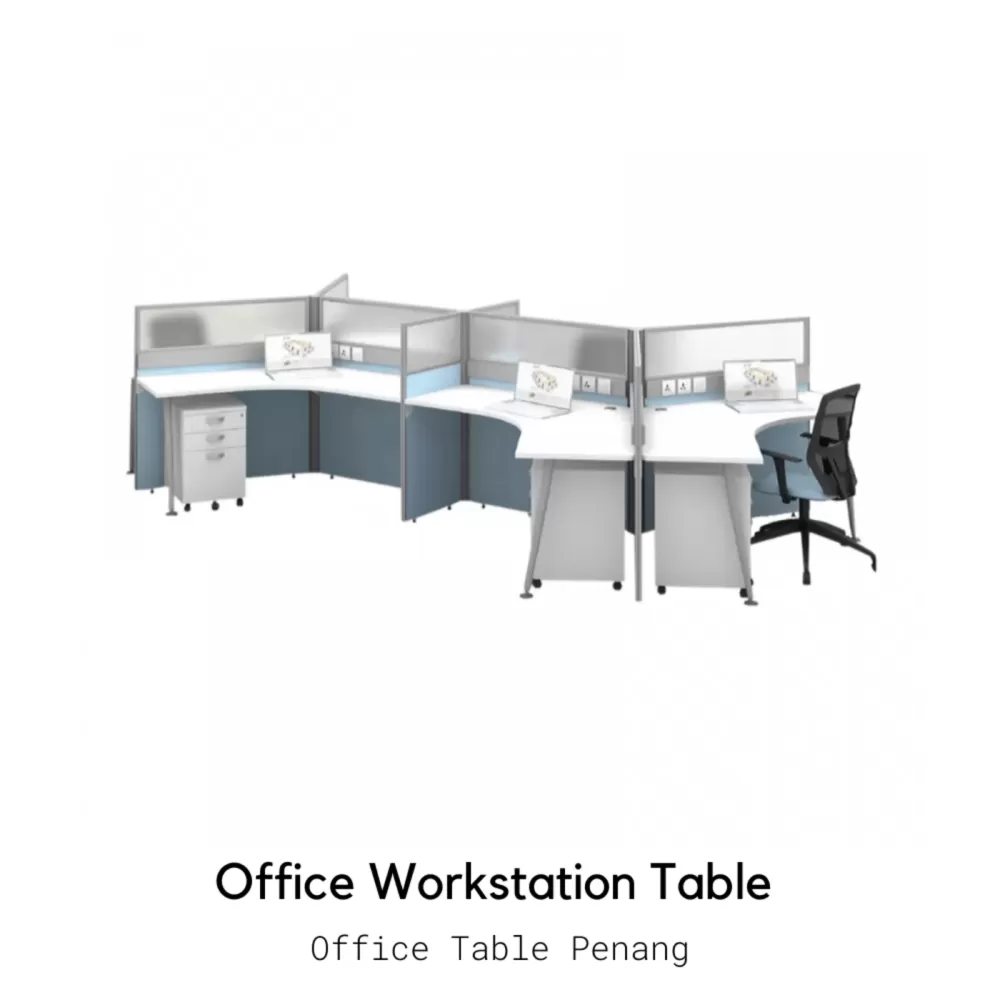 Office Workstation Table for 6 & More | Office Table Penang