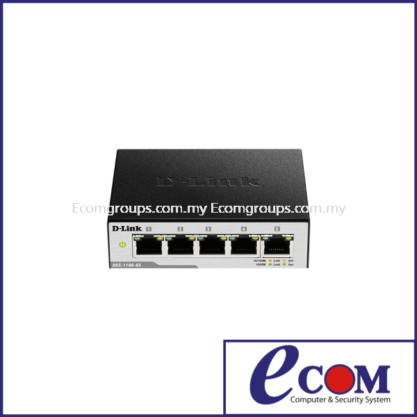 5-Port Gigabit Smart Managed Switch Smart Managed Switches D-LINK Johor, Malaysia, Muar Supplier, Installation, Supply, Supplies | E COM COMPUTER & SECURITY SYSTEM