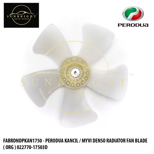 FABRDNDPKAN1750 - PERODUA KANCIL / MYVI '05 / VIVA / TOYOTA HARRIER '99 ACU10 / SXU10 / CAMRY '99-'03 DENSO RADIATOR FAN BLADE ( ORG ) 022770-17503D