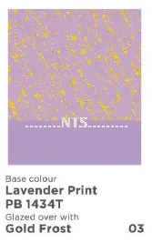 Nippon Momento Gold Frost 03 PB 1434T Lavender Print 