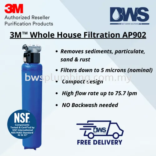 3M Whole House Filtration AP902 | Outdoor Water Filter