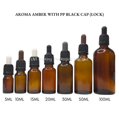 Aroma Amber PP Black Cap