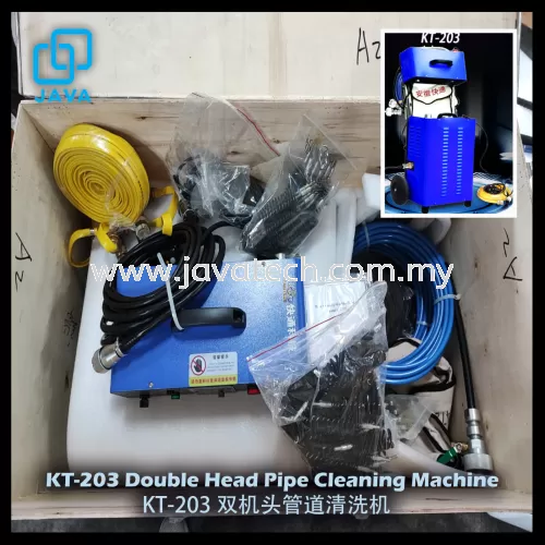 KT-203 Double Head Pipe Cleaning Machine