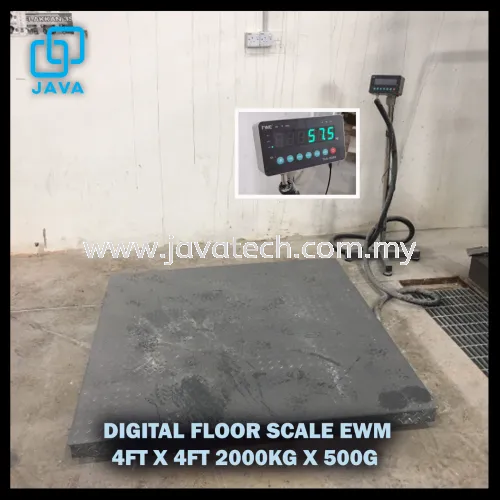   DIGITAL FLOOR SCALE EWM  4FT X 4FT 2000KG X 500G