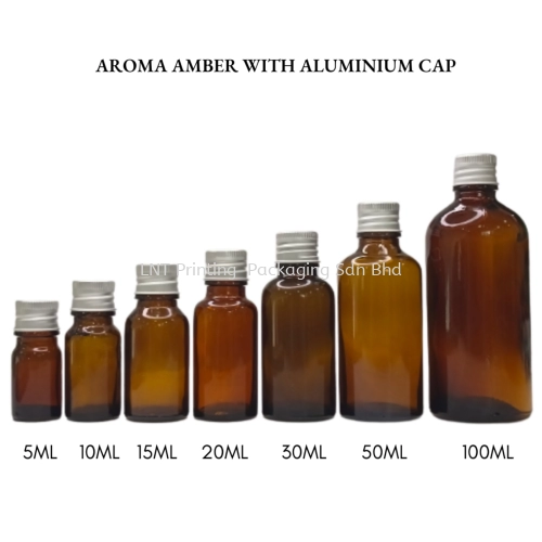 Aroma Amber Aluminium Cap 