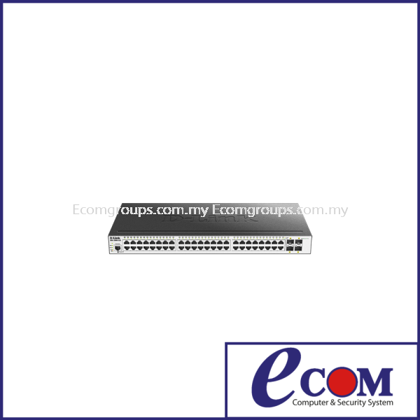 52-Port Layer-2 Managed Gigabit Switch Layer 2 Managed Switches D-LINK Johor, Malaysia, Muar Supplier, Installation, Supply, Supplies | E COM COMPUTER & SECURITY SYSTEM