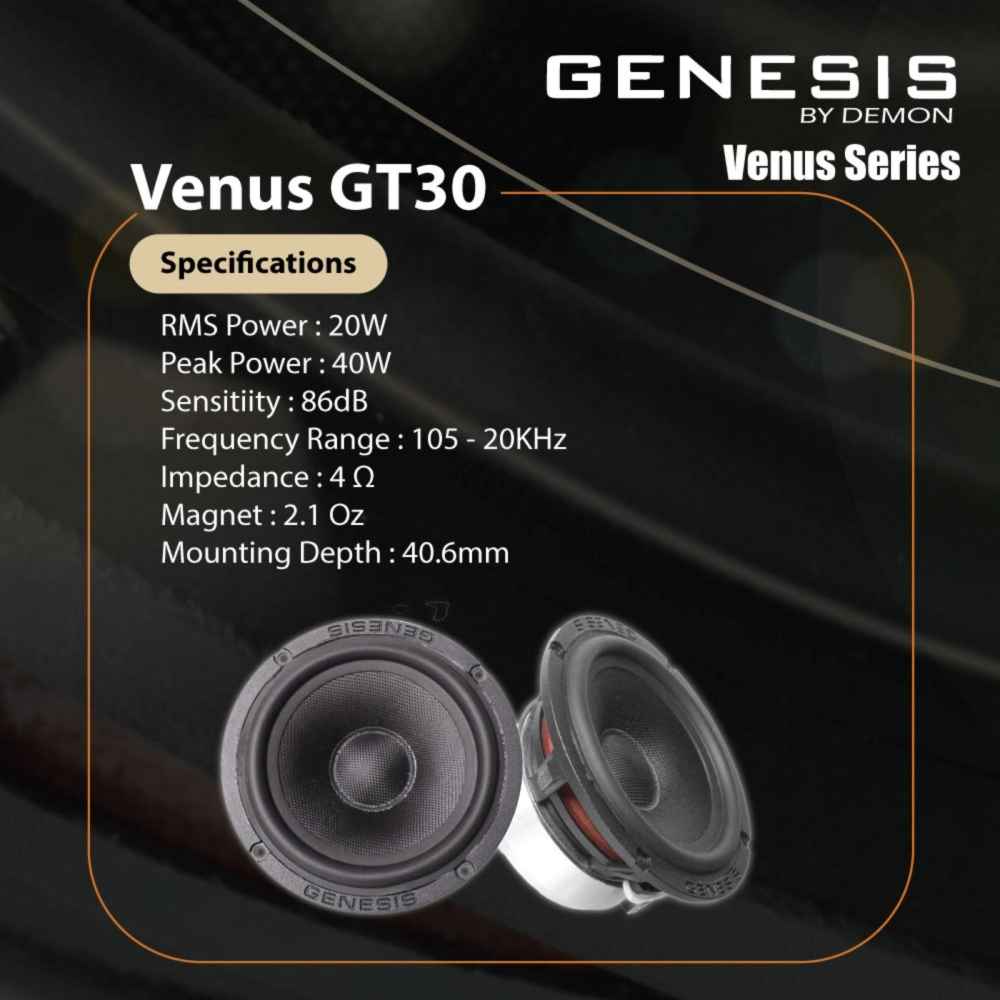    Hi-End SQ 3-Way system - Venus GT65 Venus GT30 Venus GT25