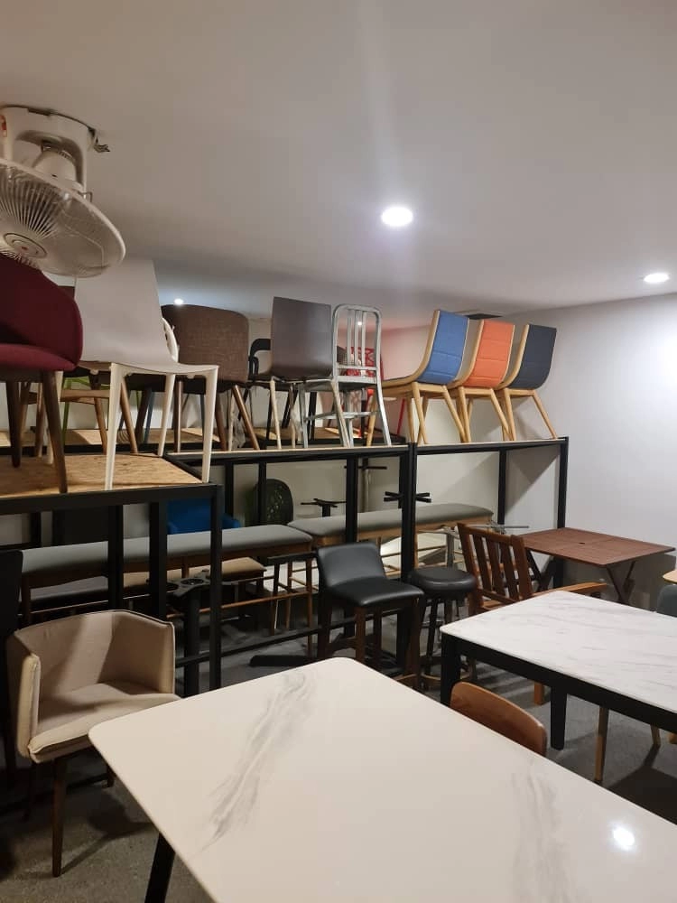 Kilang Pembekal Bilik Pameran Perabot Kafe | Perabot Kafe Penang