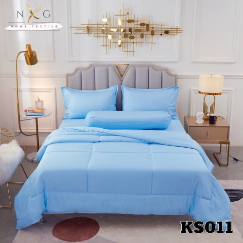 NXG Cool Silk 5in1 Comforter Set 2500TC - (King) 