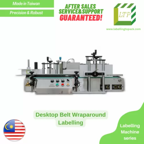 Desktop Belt (Round bottle) Wraparound Labelling Machine 