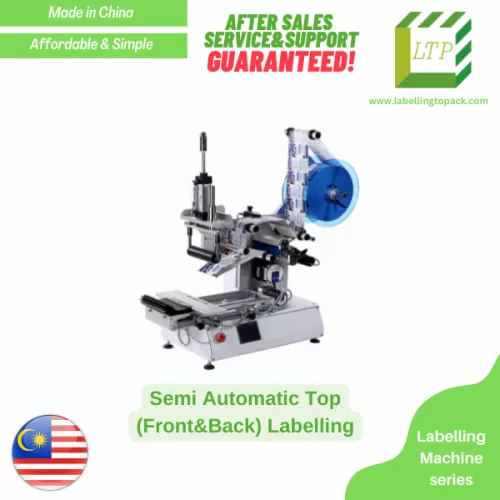 Semi Auto Top Flat (Front & Back) Labelling Machine