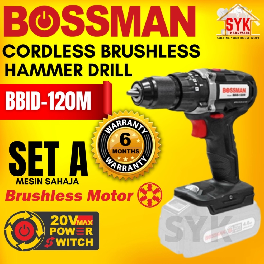 SYK Bossman Cordless Drill Driver BCD18-12M Power Tools Mini Drill