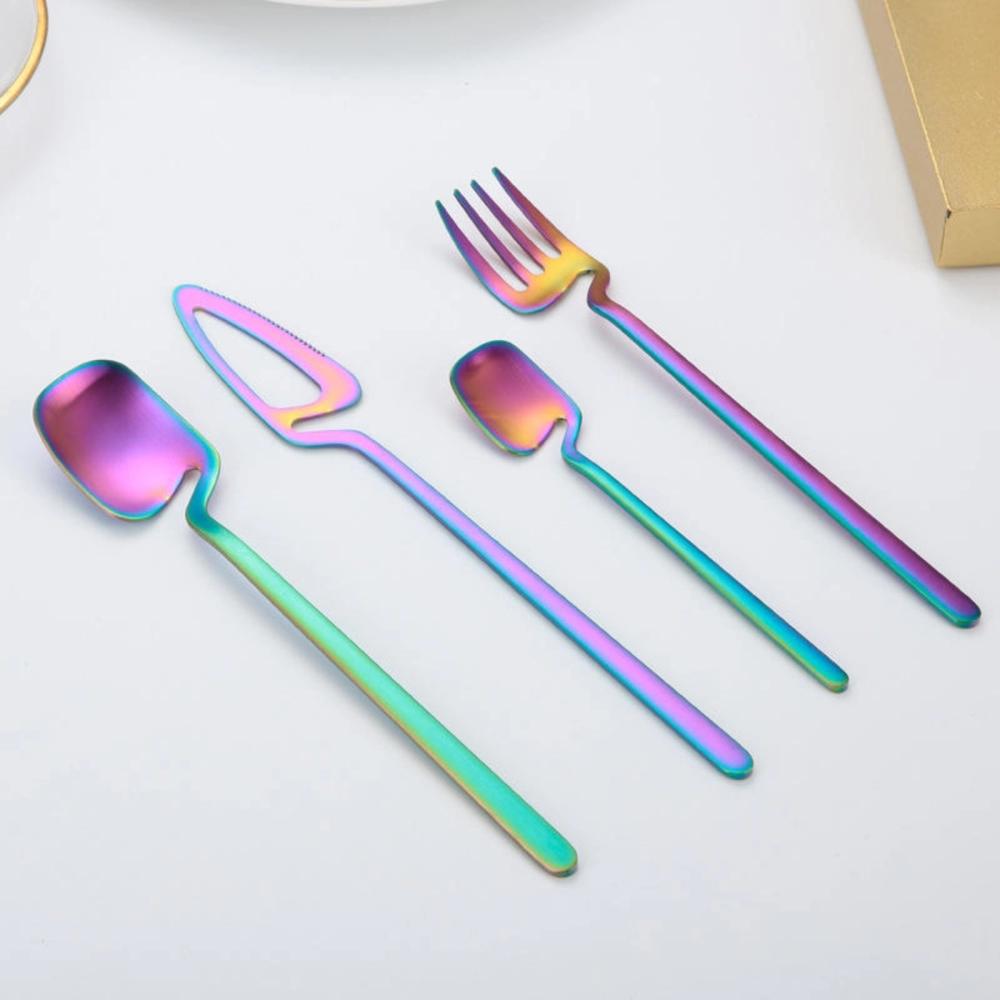 Rainbow Stainless Steel Cutlery Set - 04 