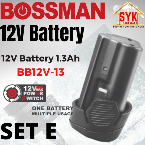SYK Bossman Cordless Drill Driver BCD18-12M Power Tools Mini Drill Cordless  Power Drill Batteri Drill Battery