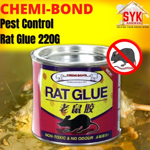 SYK CHEMI-BOND Rat Glue 220g Odourless Pest Control Strong Mouse Glue Gum Tikus Gum Perangkap Tikus