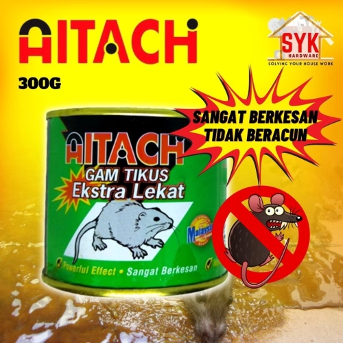 SYK AITACHI Rat Glue 300g Super Glue Strong Glue Mouse Trap Glue Gam Tikus Extra Lekat Pelekat Tikus Gam Perangkap Tikus