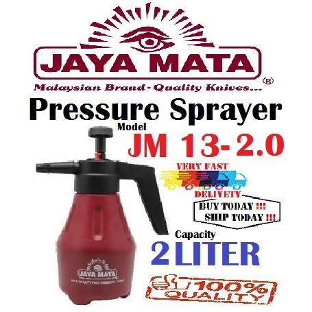 JAYA MATA AGRICULTURE TOOLS 2LITER PRESSURE BOTTLE SPRAYER - JM 13 -2.0