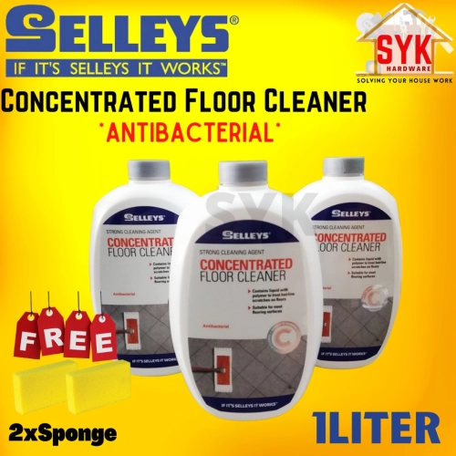 SYK Selleys Antibacterial Concentrated Floor Cleaner Kitchen Toilet surfaces Stone Marble Wood Cuci Lantai (FREE GIFT)