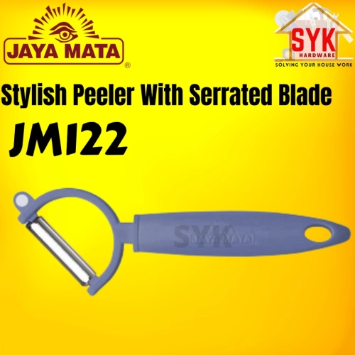 SYK Jaya Mata JM122 Stainless Steel Fruit Peeler Vegetable Slicer Kitchenware With Serrated Blade 削皮刀切片器