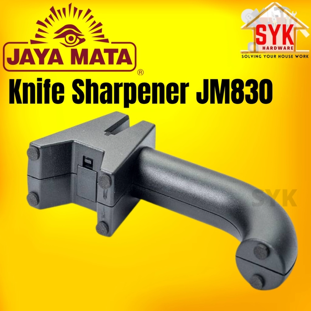 SYK JAYA MATA ABS Heavy Duty Knife Sharpener JM830 Honing Sharpening Tool Stick Steel Stone Pengasah Pisau Batu Asah