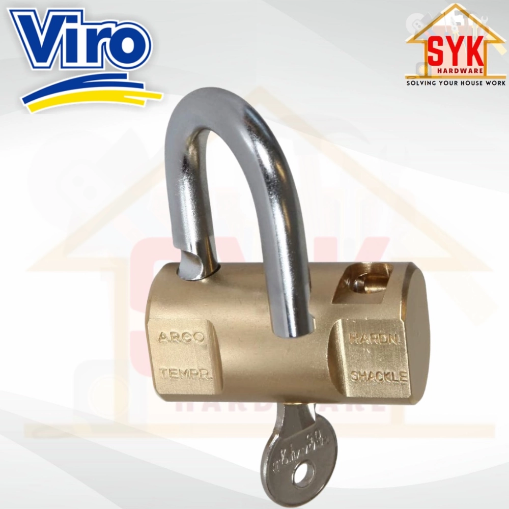 SYK VIRO Cylinder Brass Padlock (50mm/60mm/70mm/80mm) With Original ...