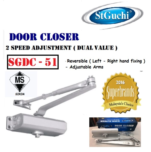 St Guchi Door Closer 2 Speed Adjustment - ( SGDC-51)