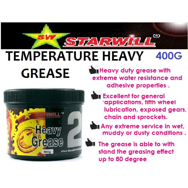 STARWILL TEMPERATURE HEAVY GREASE / MINYAK GREASE - 400G