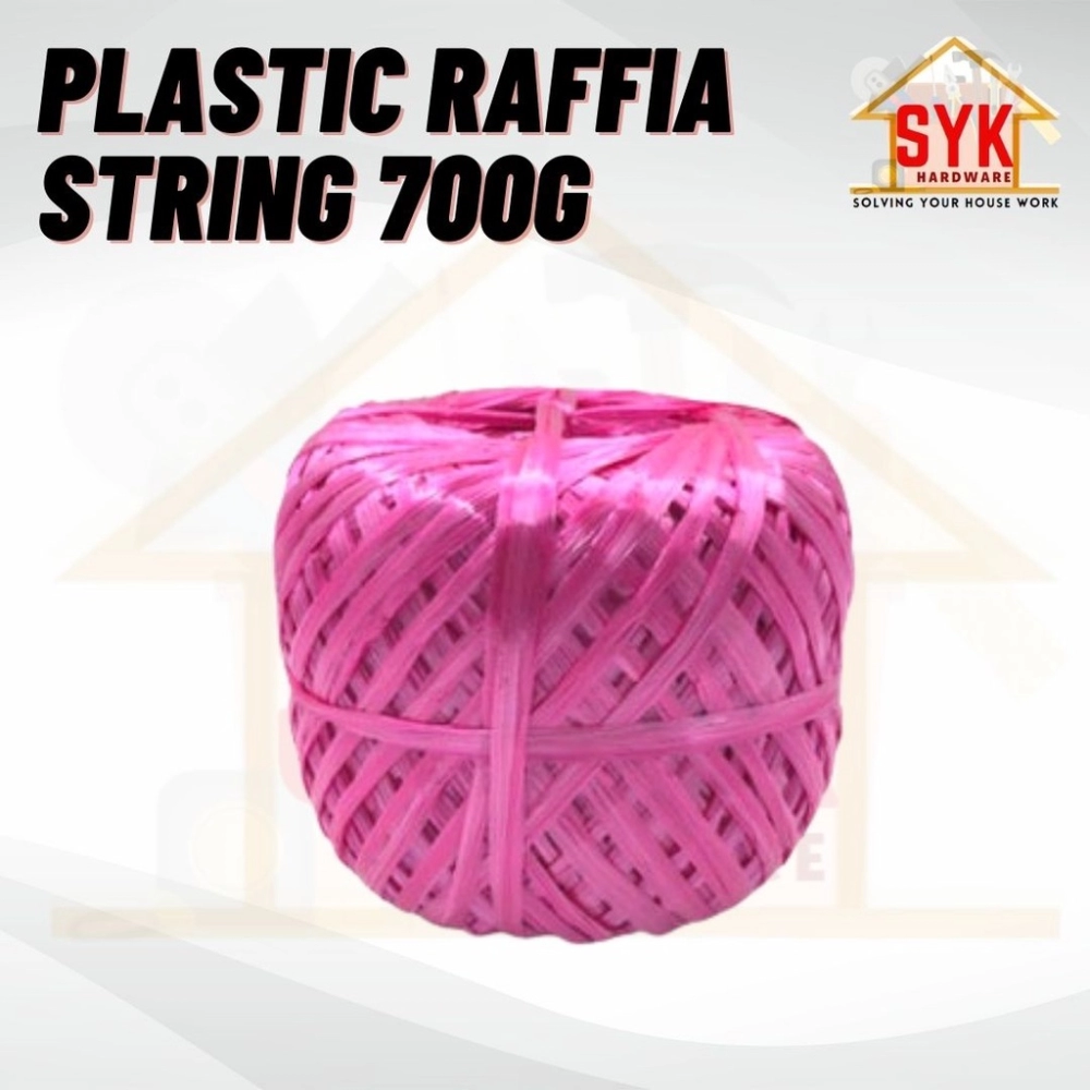 SYK Plastic Raffia String (Thick/Thin) 700g Raffia Rope Plastic