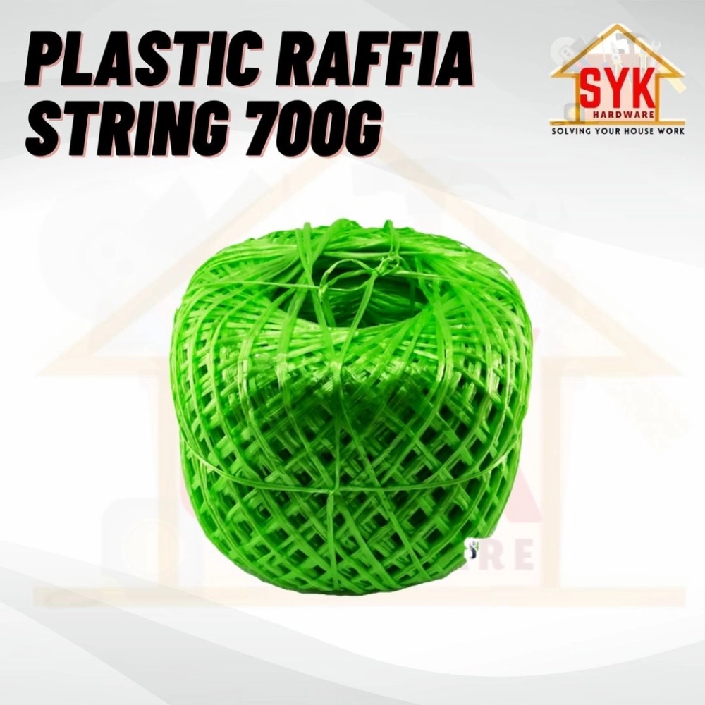SYK Plastic Raffia String (Thick/Thin) 700g Raffia Rope Plastic Rope ...