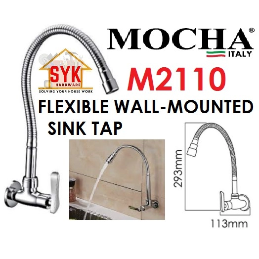 Mocha M2110 Flexible Wall-Mounted Sink Tap (2100 SERIES)