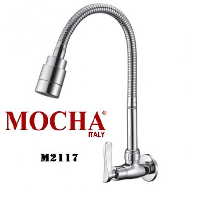 Mocha Flexible Wall - Mounted sink Tap M2117