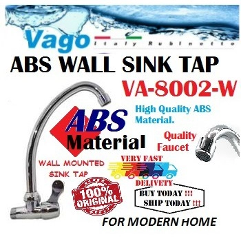 VAGO Wall-mounted (VA-8002W) / Pillar-Mounted Kitchen Sink Tap (VA-8002P) -（ABS Material）