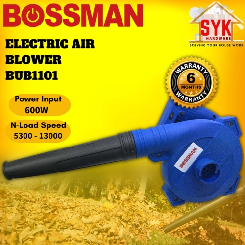 SYK Bossman BUB1101 Electric Air Blower Leaf Blower Dust Blower Mesin Penghembus Udara Daun Blower Angin